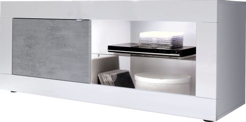 INOSIGN Lowboard "Basic Breite 140 cm, TV-Board 1 Tür, 2 offene Fächer (Gla günstig online kaufen