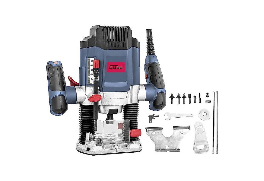 Güde Oberfräse Oberfräse OF 1200 E Fräsmaschine Fräse inkl. 6 Aufsätze, (Se günstig online kaufen