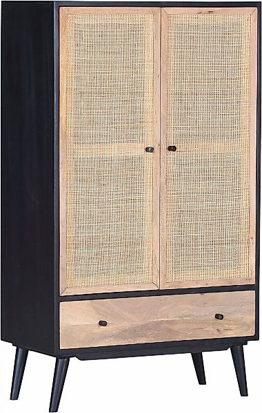 Gutmann Factory Highboard "Linus", Stauraumschrank mit Front aus Rattangefl günstig online kaufen