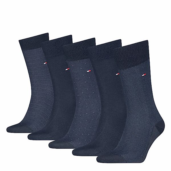 Tommy Hilfiger Socken "TH MEN SOCK 5P GIFTBOX HERRINGBONE DOT", (5er Pack) günstig online kaufen