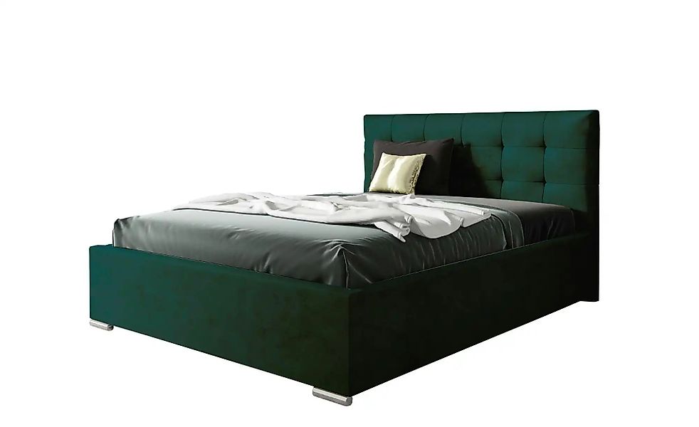 Polsterbett mit Bettkasten Play ¦ grün ¦ Maße (cm): B: 140 H: 110 Betten > günstig online kaufen