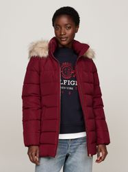 Tommy Hilfiger Steppjacke mit Kapuze mit Logopatch günstig online kaufen