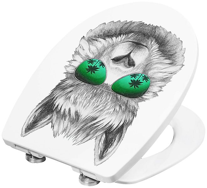 CORNAT WC-Sitz Außergewöhnliche 3D-Optik - Pflegeleichter Thermoplast - Qui günstig online kaufen