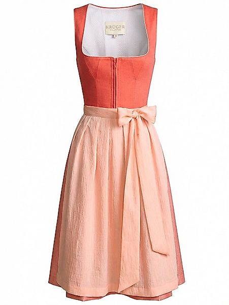 KRÜGER COLLECTION Dirndl Dirndl Sylphira 70cm Länge orange günstig online kaufen