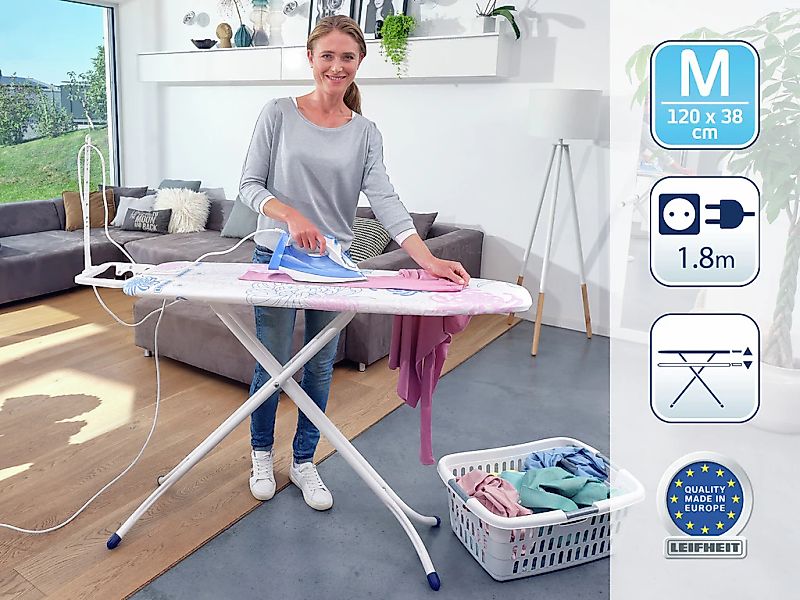 Leifheit "Classic M Compact Plus" Bügelfläche 120x38 Bügelfläche 120x38 cm günstig online kaufen