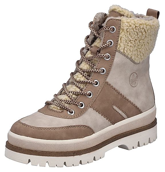 Rieker Winterstiefelette Plateauboots, Winterboots, Schnürboots mit günstig online kaufen