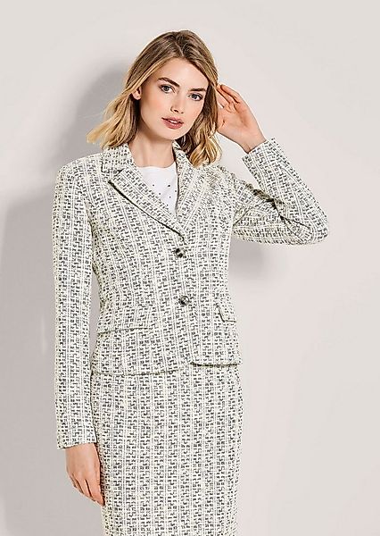 MADELEINE Kurzblazer Tweed-Blazer mit Reverskragen Jerseyblazer mit Reversk günstig online kaufen