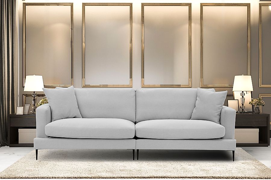 Home affaire Big-Sofa »Cozy elegantes Designsofa, Maße B/T/H: 252/97/80 cm« günstig online kaufen