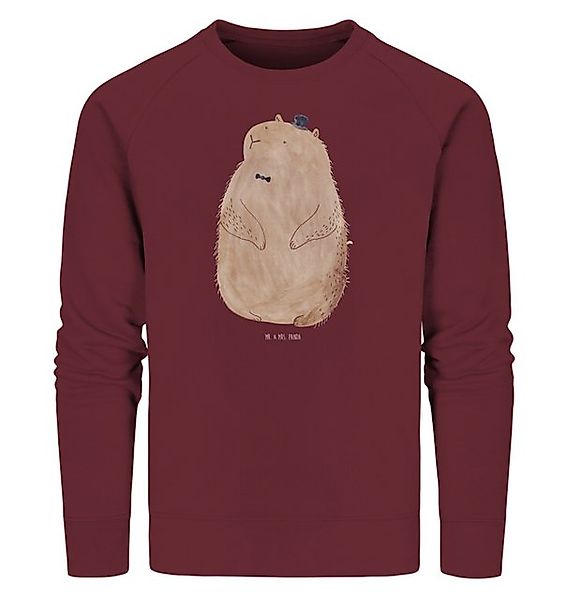 Mr. & Mrs. Panda Longpullover Murmeltier Größe S - Burgundy - Geschenk, Tie günstig online kaufen