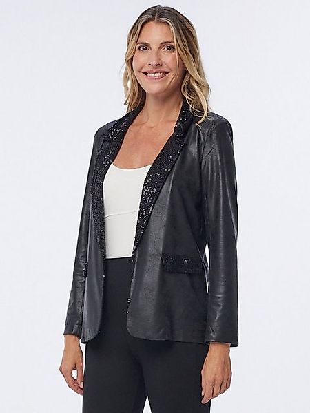 MONACO blue Jackenblazer Lederjacke koerpernah mit günstig online kaufen