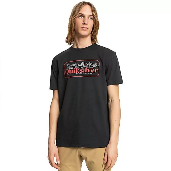 Quiksilver Mountain Script Kurzärmeliges T-shirt S Black günstig online kaufen