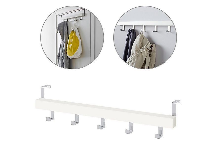 Sarcia.eu Garderobenständer TJUSIG Aufhänger/Kleiderhaken für Tür/Wand 60 c günstig online kaufen
