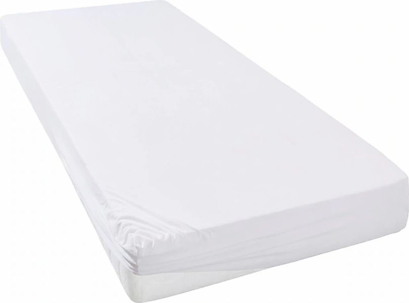 Leonique Spannbettlaken »Malia in Gr. 90x200, 140x200 oder 180x200 cm«, aus günstig online kaufen