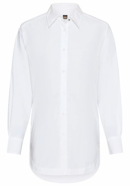 BOSS ORANGE Hemdbluse Bostucci Premium Damenmode mit Kellerfalte am Rücken günstig online kaufen