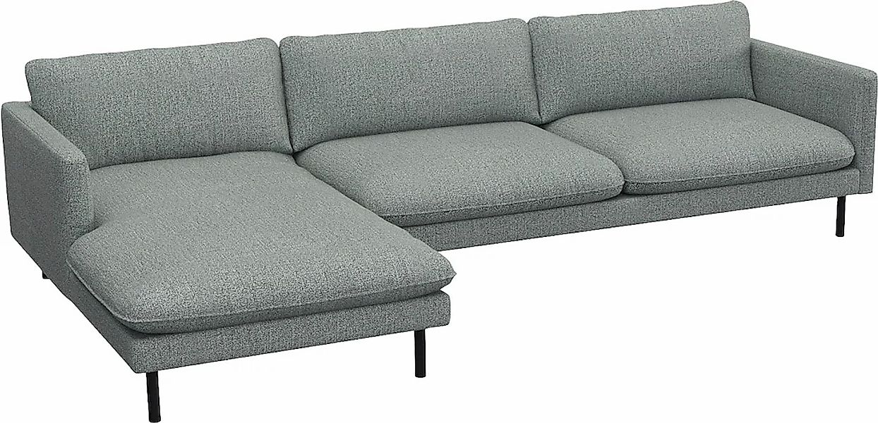 FLEXLUX Ecksofa "Bolzano, elegant und bequem, L-Form" Sitzaufbau mit Kaltsc günstig online kaufen