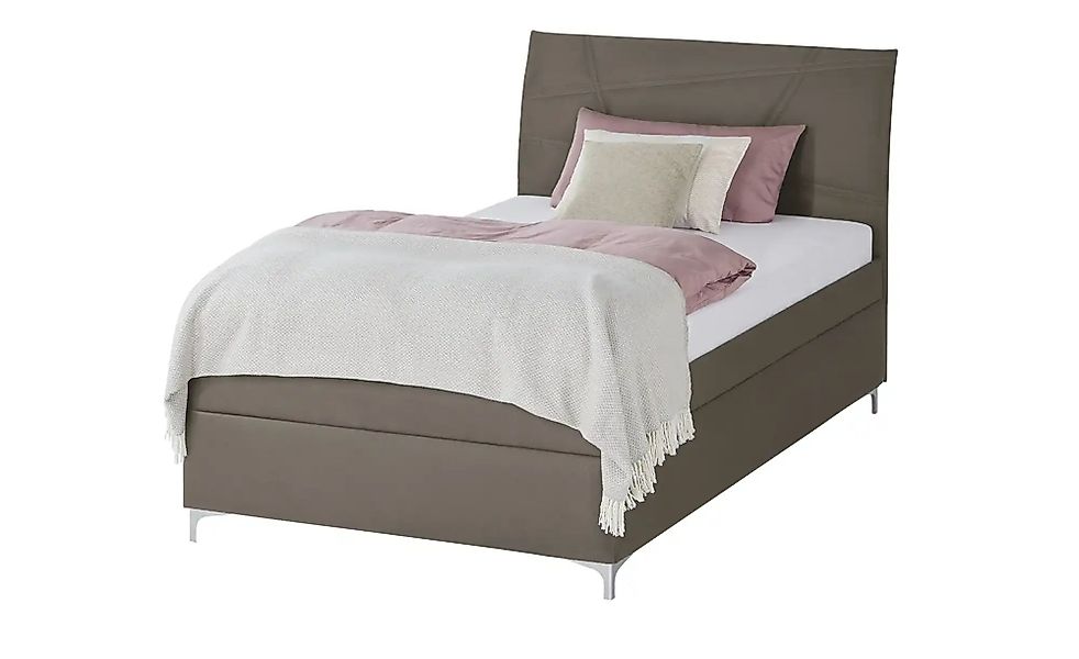 Polsterbett mit Matratze und Stauraum Lerryn ¦ braun ¦ Maße (cm): B: 126 H: günstig online kaufen
