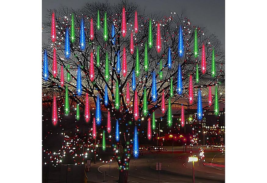 Merry 2024 LED-Lichterkette LED-Lichterkette Meteorschauer Regen Lichter,LE günstig online kaufen