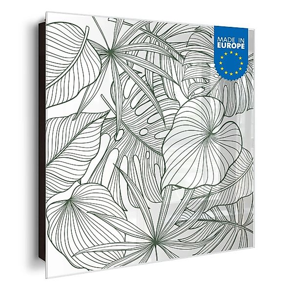 Banjado Großer Schlüsselkasten Glas 30x30cm Schwarz Scharnier Rechts 50 Hak günstig online kaufen