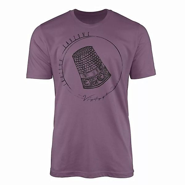 Sinus Art T-Shirt Vintage Herren T-Shirt Fingerhut günstig online kaufen