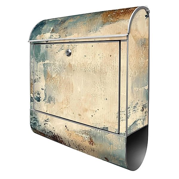 Banjado Design Briefkasten Silber Pulverbeschichtet 39x47x14cm 2 Schlüssel günstig online kaufen