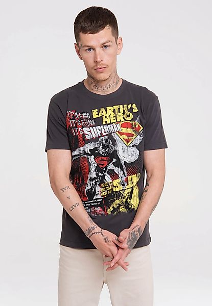 LOGOSHIRT T-Shirt "Superman" mit coolem Superhelden Motiv günstig online kaufen