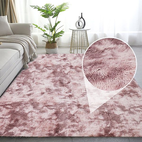 Simloveve Hochflor-Teppich, rechteckig, Höhe: 30 mm, günstig online kaufen