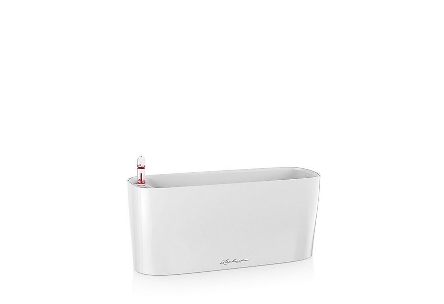 Lechuza® Blumentopf Pflanzgefäß Delta 10 weiß hochglanz günstig online kaufen