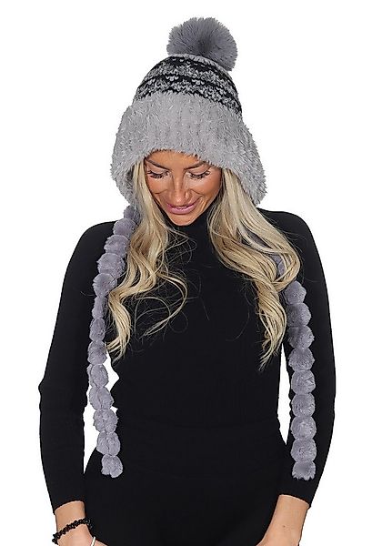 simaranda Strickmütze Damen Mütze 505 Hellgrau günstig online kaufen