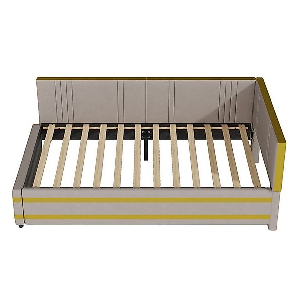STILVORA Polsterbett 90×200 Polsterbett mit Lattenrost,Tagesbett ohne Matra günstig online kaufen