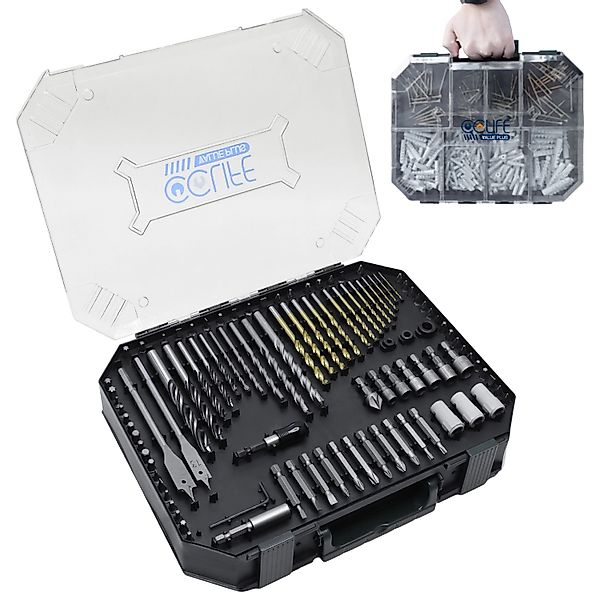 CCLIFE 400tlg Bohrer und Schraubendreher Set Inklusive HSS Spiralbohrer Fla günstig online kaufen