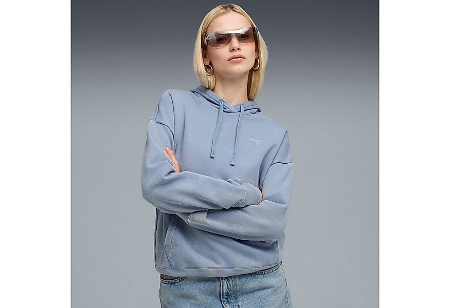 PUMA Kapuzensweatshirt ESS ELEVATED RELAXED WASH HOODIE FL günstig online kaufen