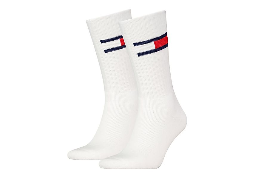 Tommy Hilfiger Socken TH UNI TJ SOCK 2P FLAG (2-Paar, 2 Paar) mit großem Lo günstig online kaufen