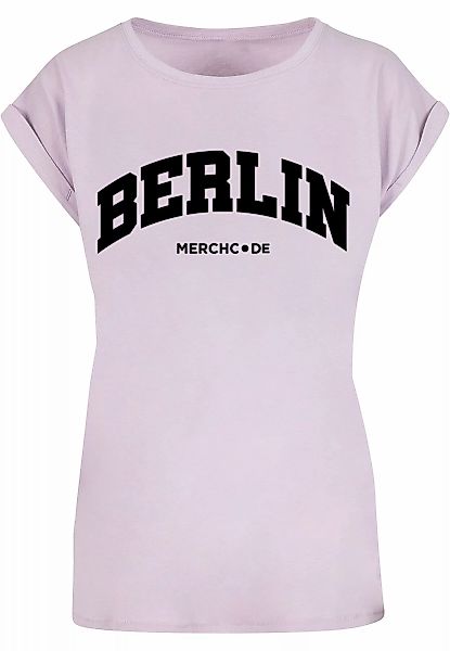 Merchcode T-Shirt "Merchcode Damen Ladies Berlin Wording - T-Shirt", (1 tlg günstig online kaufen
