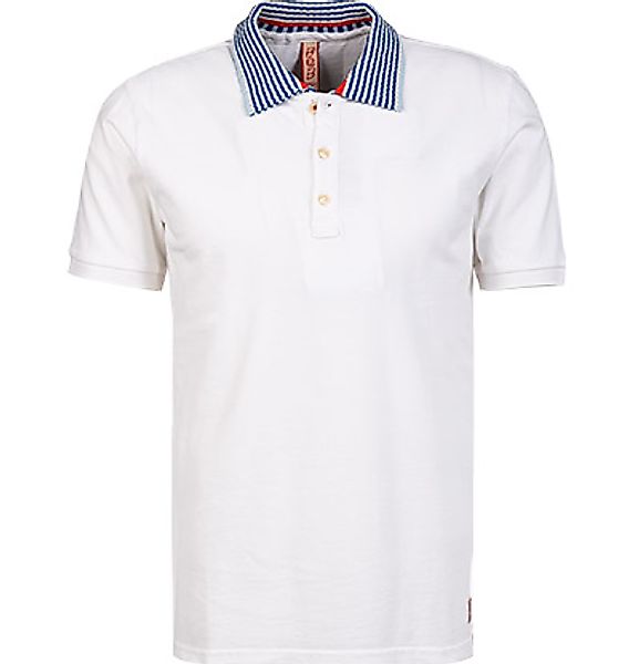 BOB Polo-Shirt PRIDE COLLAR5/white günstig online kaufen