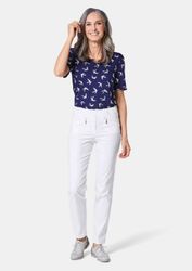 GOLDNER Stoffhose Schlupfhose LOUISA mit Steppnähten günstig online kaufen