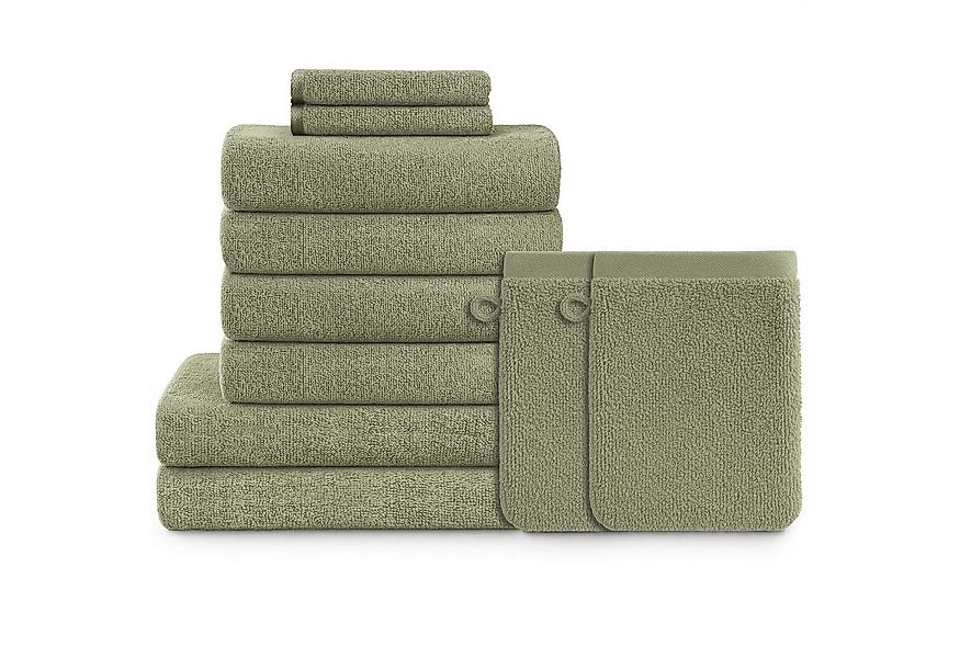 Blumtal Handtuch Set Blumtal 10 Teilig - Handtücher Set 100% Baumwolle, wei günstig online kaufen