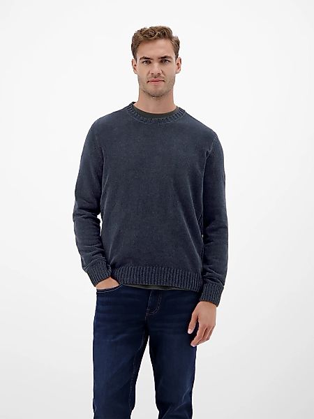 LERROS Rundhalspullover langarm und mit breiten Strickbündchen günstig online kaufen