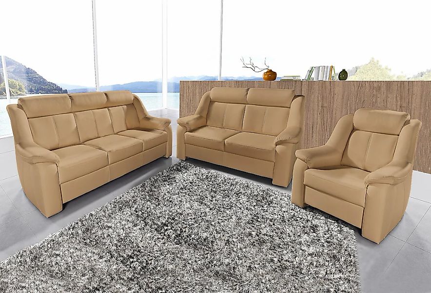 sit&more Polstergarnitur "Basel", Set, bestehend aus 3-Sitzer + 2-Sitzer + günstig online kaufen