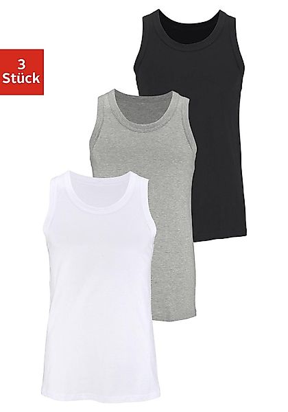 H.I.S Tanktop "Unterhemd für Herren" Packung, 3 Stk. mit Rundhals aus Baumw günstig online kaufen