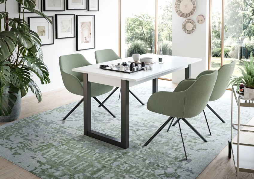 INOSIGN Esstisch "Rail, ausziehbar 150 -190 cm, inklusive 40 cm Einlegeplat günstig online kaufen