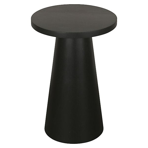 Beistelltisch CONE schwarz lackiert Akazie H/D: ca. 60x35 cm günstig online kaufen