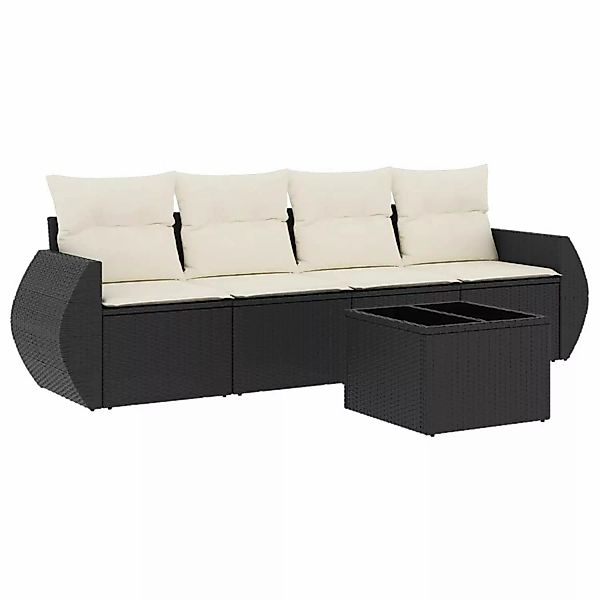 vidaXL Gartenlounge-Set 5-tlg. Garten-Sofagarnitur mit Kissen günstig online kaufen