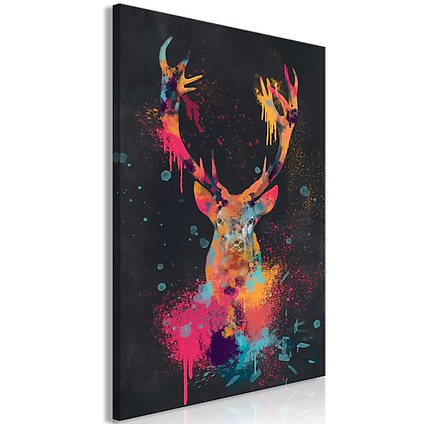 Wandbild - Spectacular Deer (1 Part) Vertical günstig online kaufen