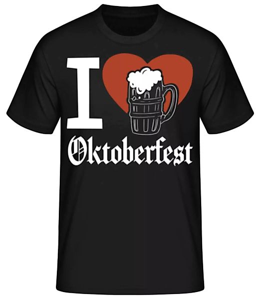 I Love Oktoberfest · Männer Basic T-Shirt günstig online kaufen