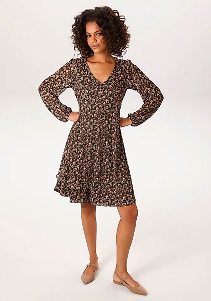 Aniston CASUAL Minikleid mit romantischen Blümchen bedruckt - NEUE KOLLEKTI günstig online kaufen