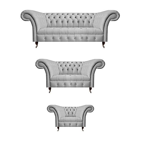JVmoebel Sofa Komplett Polstermöbel Grau Set 3+2+1 Sitzer Moderne Polster M günstig online kaufen