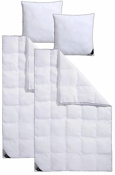 Hanse by RIBECO Kunstfaserbettdecke + Kopfkissen "Max" Unschlagbares Preisl günstig online kaufen