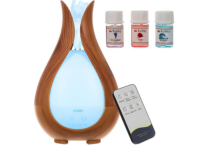 Ruhhy Luftbefeuchter Aromadiffusor mit LED Farbwechsel, 0,2 l Wassertank, m günstig online kaufen
