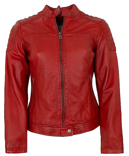 7eleven Lederjacke Tally 7eleven - Damen Lederjacke Lammnappa rot günstig online kaufen