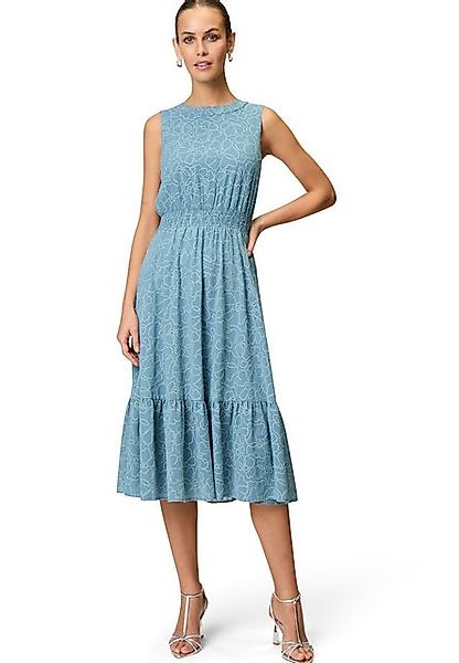 Zero Midikleid "zero Midikleid mit Bindegürtel", Knopfleiste günstig online kaufen